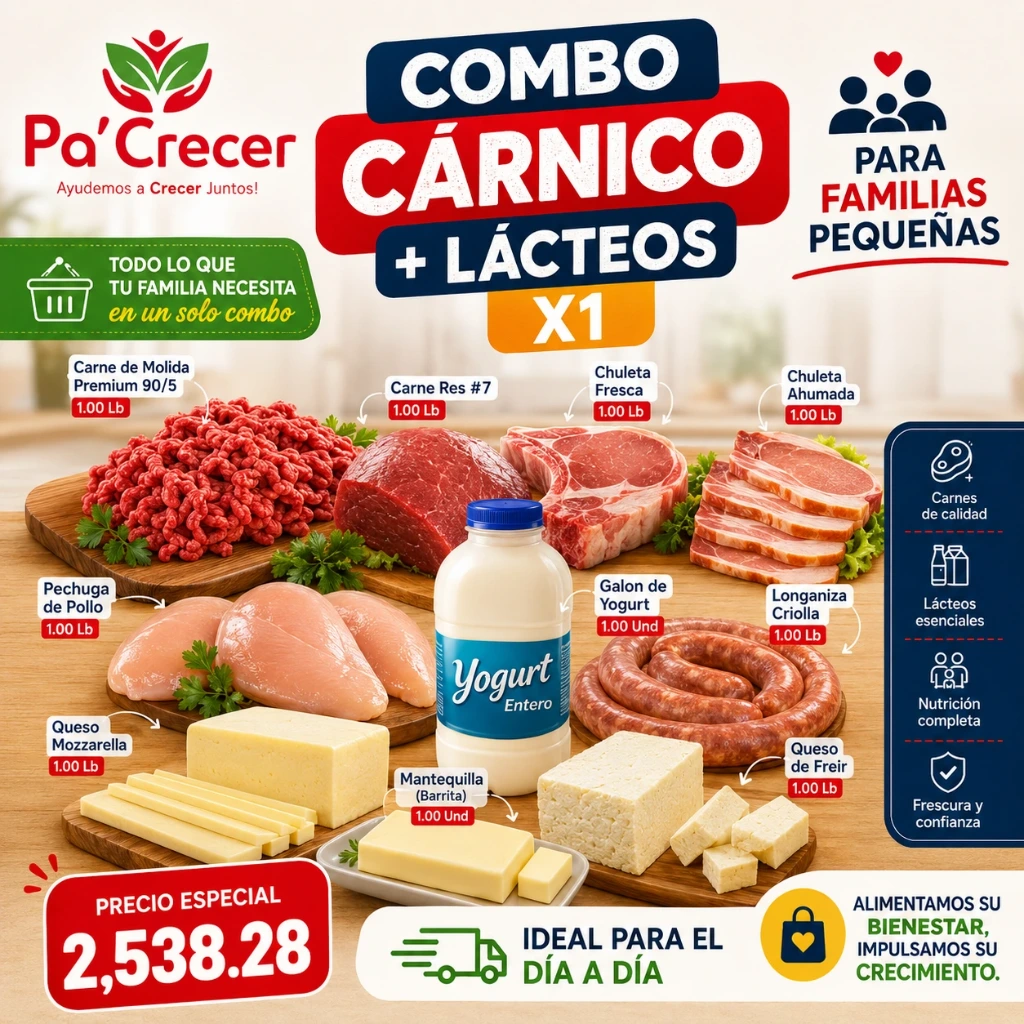 Pack Carnes + Lacteos x1