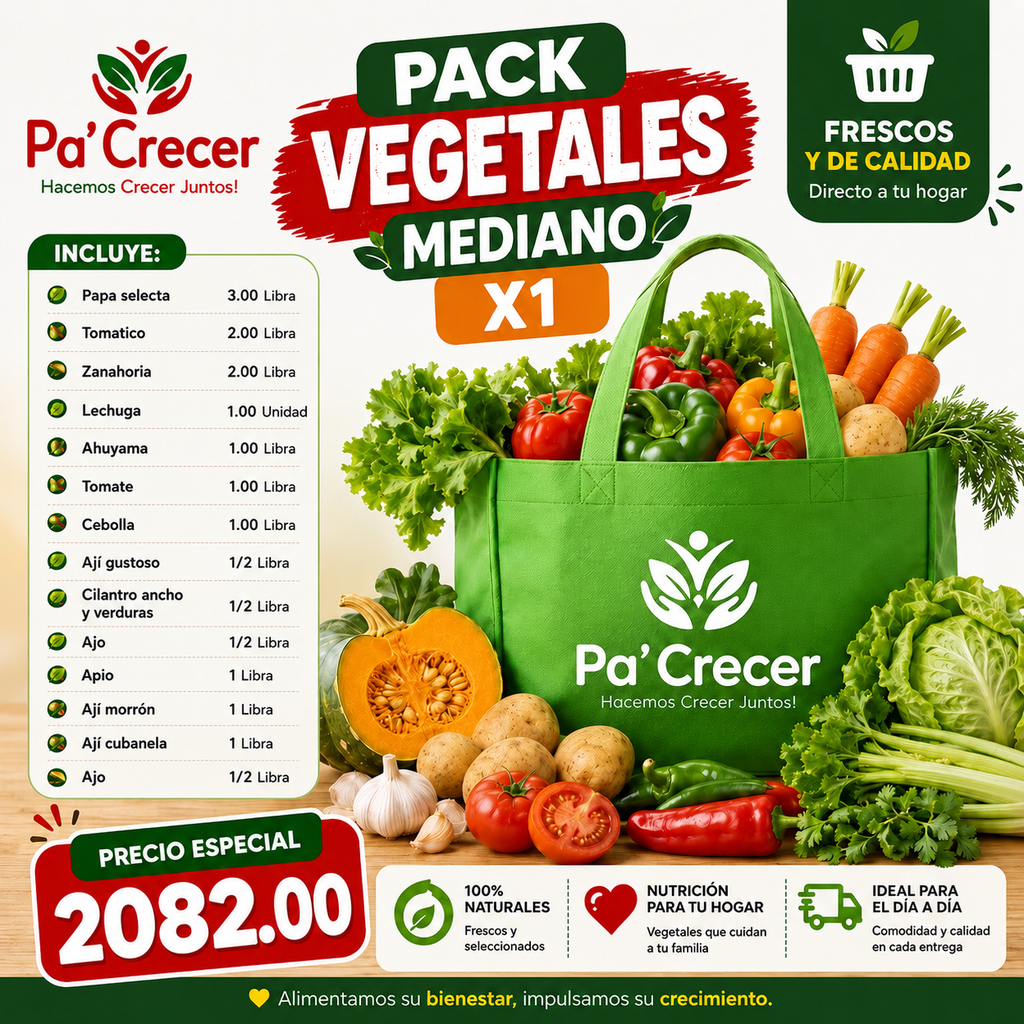 Combo Vegetales Frescos  Gde.